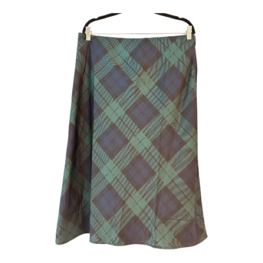 NWT JCrew Factory Blackwatch Plaid slip skirt
